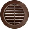 Grille D'aération - KOTARBAU - Rond - Diamètre 60 Mm - Moustiquaire - Couleur Marron