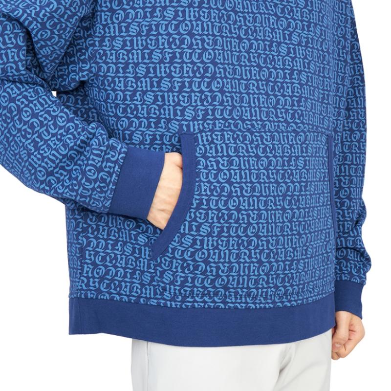 Galleria G Fore Pore Golfwear Мужская футболка с длинным рукавом и застежкой-молнией на половину длины G4mf22k155 bprnT