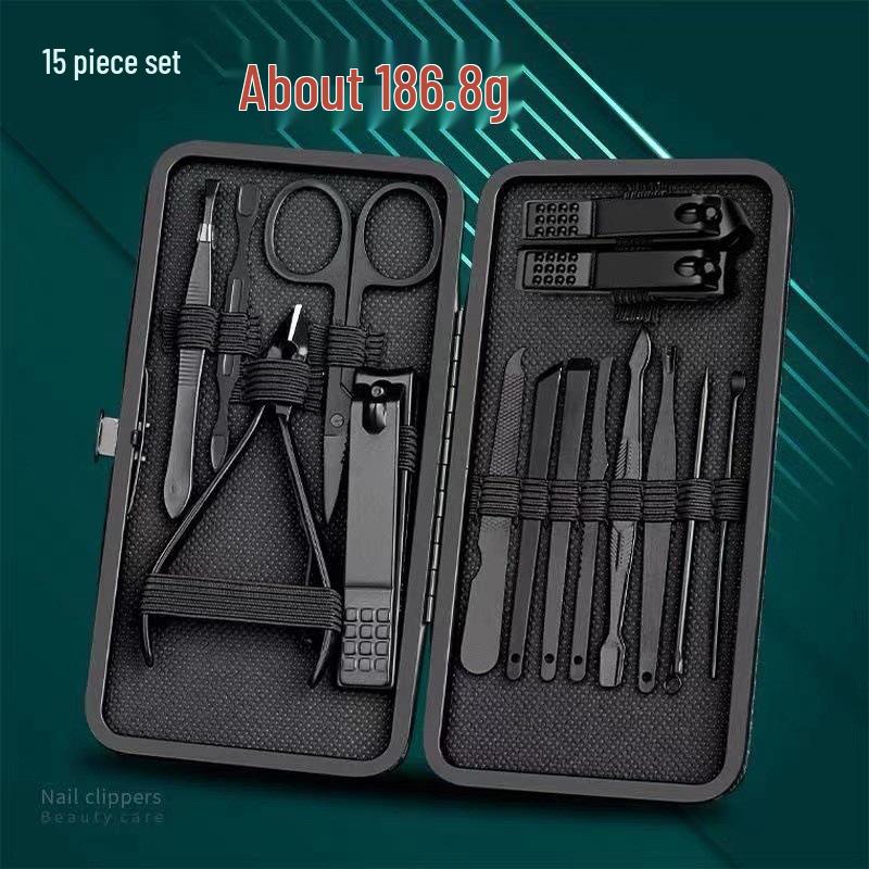 Набор кусачек для ногтей из нержавеющей стали для рук и ног — включает в себя средство для удаления омертвевшей кожи и плоскогубцы Hawkbill.