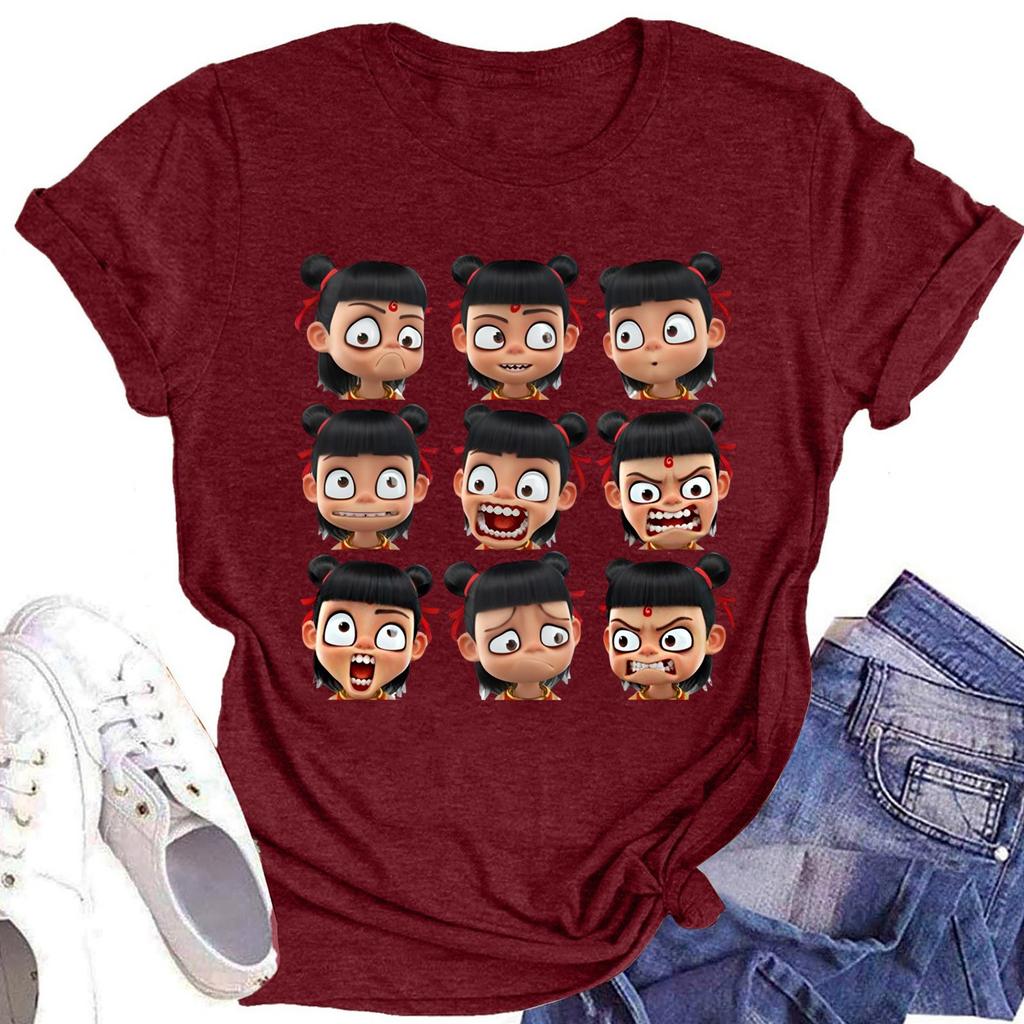 Мужская и женская футболка с круглым вырезом и короткими рукавами