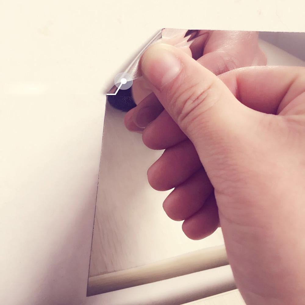 9 Pcs Decorative Mirror Foil Wall Stickers Self-Adhesive Furniture Films Square PS High Quality