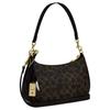 Coach Женская сумка через плечо Teri Classic с узором из букв, из покрытого холста, коричневая CDY18-IMBRN