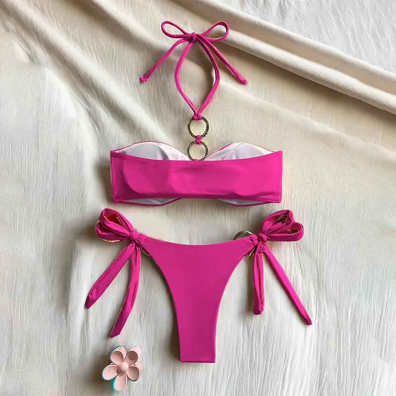 Women's split swimsuit European and American sexy bikini new split swimsuit for women, triangle bikini
