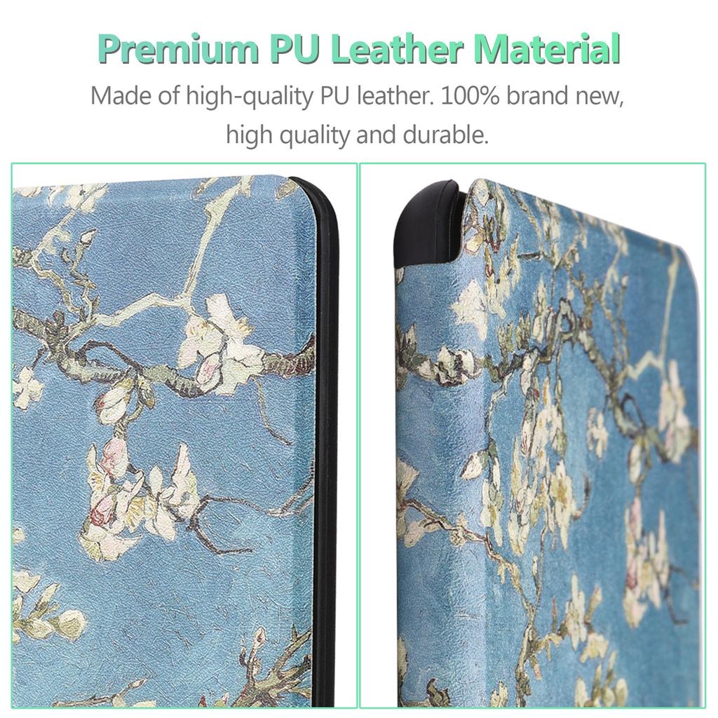 Кожаный чехол для электронной книги Kindle 658(10-е поколение, выпуск 2019 г.)   Легкий защитный чехол из премиальной искусственной кожи