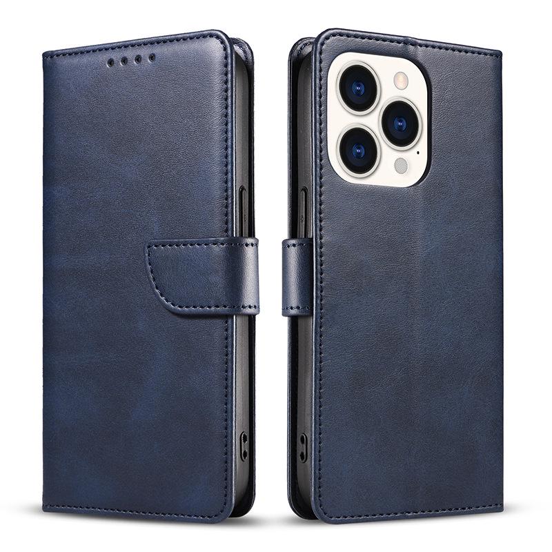 Чехол из телячьей кожи для iPhone 14 Pro, Apple 13, Samsung S23 Ultra Flip Cover.