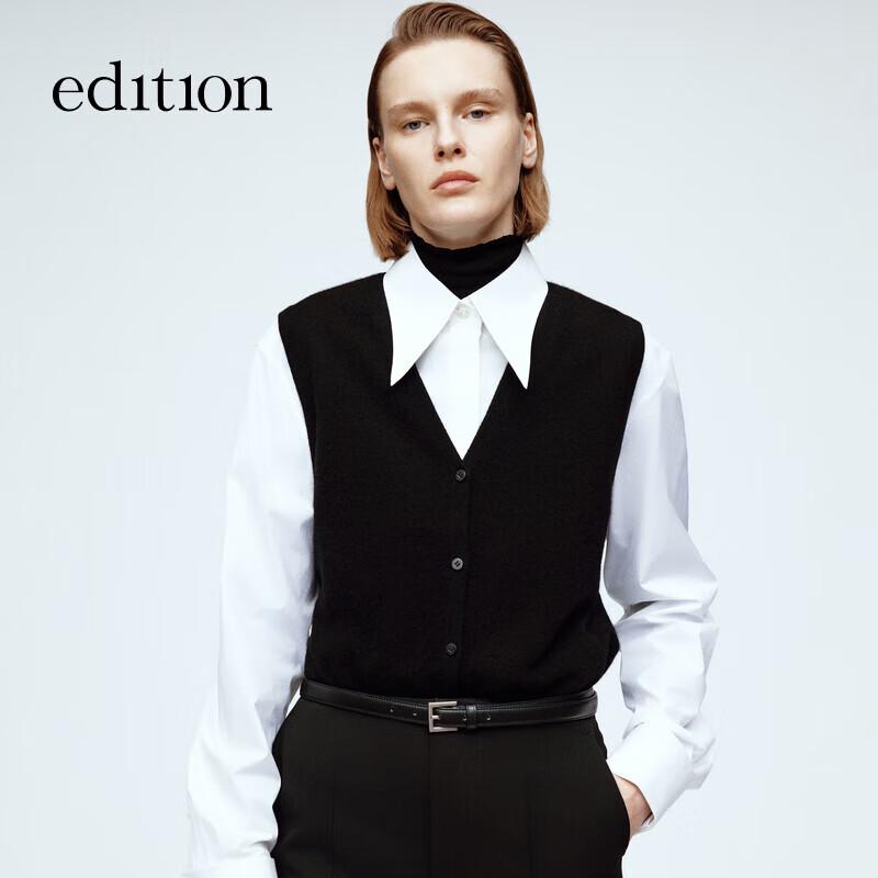 Эксклюзивный вязаный жилет из пуха яка