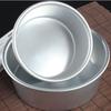 Bakeware Baking Tools Round Pattern Aluminum Alloy Die Cake Pan Tray Pudding Mold Fixed Bottom