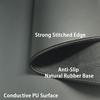PU Leather Conductive Grounding Mat, Anti-Static ESD Protection Earthing Pad for Desk or Floor Use, Factory Direct Supply