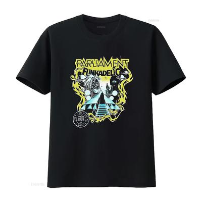 Классическая футболка Funkadelic Parliament Джордж Клинтон Бутси Коллинз Дизайн Maggot Brain 1997 Вступил в Зал Славы Tribute