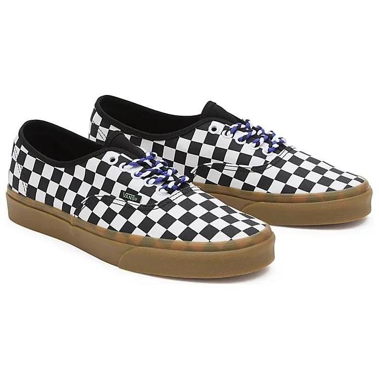 Vans Authentic 'Checkerboard - Black White Gum' (Unisex) Black / White Skate Shoes VN0009PVBZW