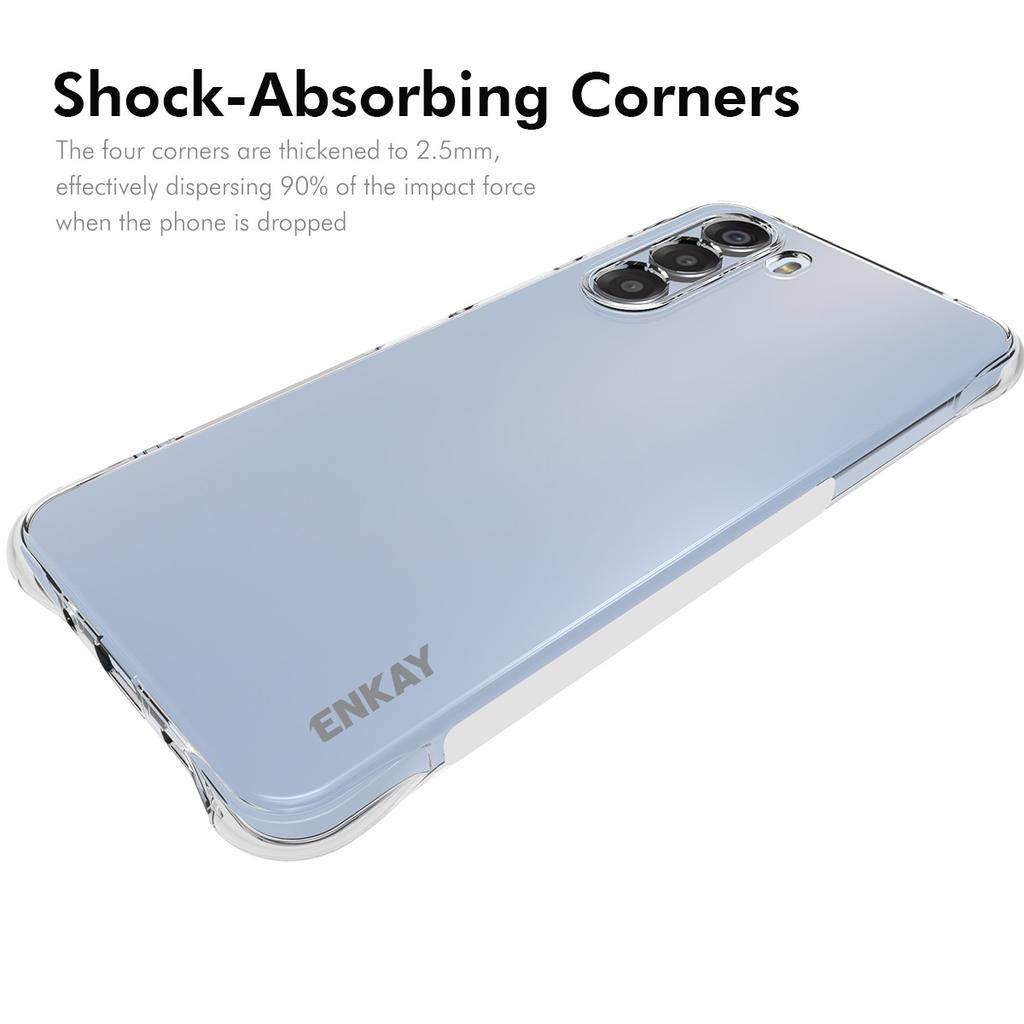 For ZTE Nubia S 5G Clear Phone Case ENKAY HAT PRINCE Shockproof Anti-slip TPU Cover