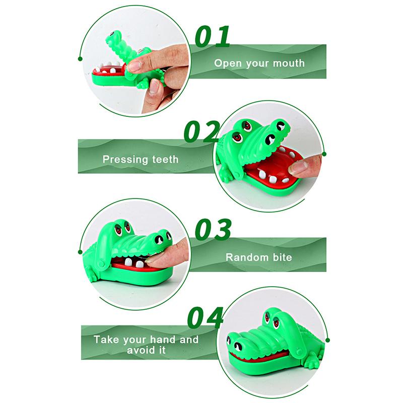 Мини-крокодил Biter с брелоком Маленький подарочный крокодил Biter игрушка Tricky Crocodile