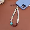 Anti-lost Cellphone Lanyard Chinese Style Cute Phone Strap Beaded Phone Chain  Jewelry Gift