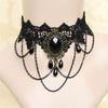 Sexy Gothic Chokers  Black Lace Necklace Vintage Victorian Jewelry
