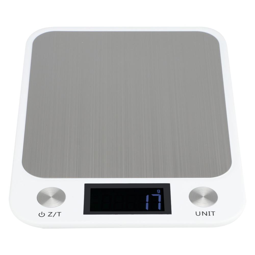 ABS Stainless Steel Top Food Scale LCD Display Baking Scale Digital Kitchen Scale Home Kitchen