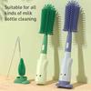 3 In 1 Silicone Brush Baby Bottle Cleaner Brush Non-Scratch Baby Milk Bottle Cleaner