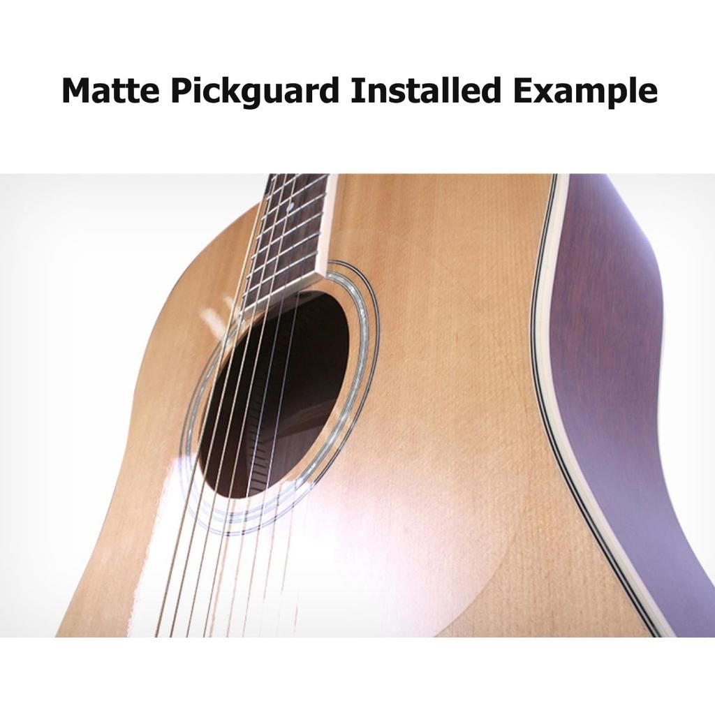 Healing Shield Style Type Clear Matte Premium Acoustic Guitar Pickguard