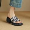 Sandals Height Rubber Shoes for Women Slip-resistant Woman Slippers Non New Fashion Vip Style 2024 Trend Casual Original Slides