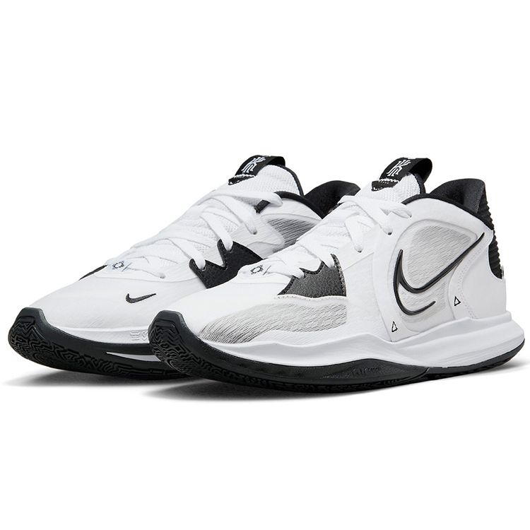 Nike Бело-черные кроссовки унисекс Kyrie Low объемом 5 ТБ DO9617-100
