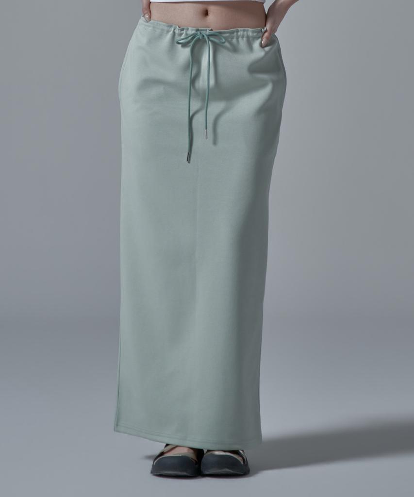 War For Woman Wsk-04 String Banding Long Skirt_Mint