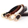 Womens Casual Leather Belt With Alloy Pin Closure And Hollowout Design For Spring
