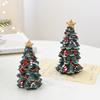 Украшение на рождественскую елку Мини смоляная рождественская елка Настольный центральный элемент для праздничной домашней вечеринки