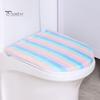 Чехол на крышку унитаза, мягкий, плюшевый, цветной, для ванной комнаты, подушка для сиденья унитаза, нескользящая, универсальная, бархатная, коврик для унитаза