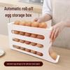 Automatic Rolling Multi-Layer Egg Storage Box for Fridge and Countertop