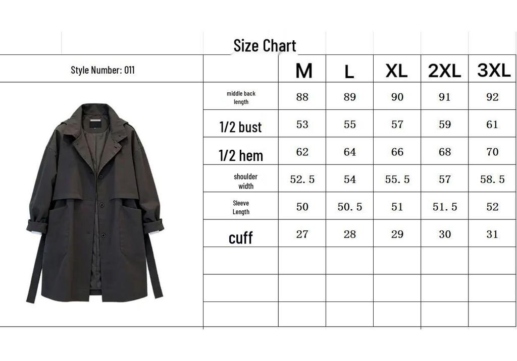 La Chapelle Women's Korean-Style Mid-Length Trench Coat