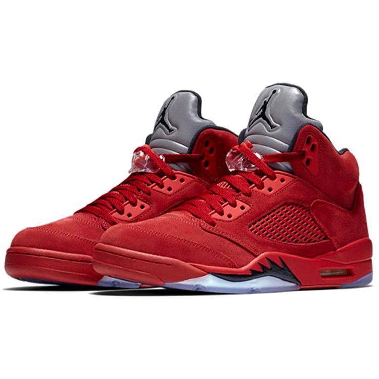Jordan 5 Ретро Красная Замша 136027-602