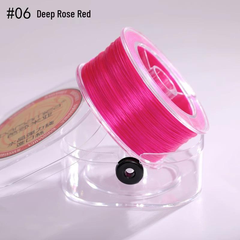 Импортный японский эластичный шнур для браслетов - Прочная резиновая леска для нанизывания хрустальных бусин Вэньвань