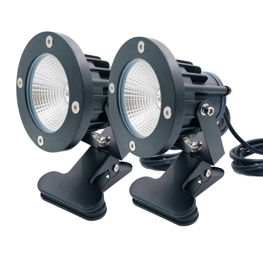 Daylight Color Waterproof LED Clip Light Small Rainproof Waterproof 7W White 6000K Equivalent to 60W Model No Switch Cord Length 3m For Blackboard