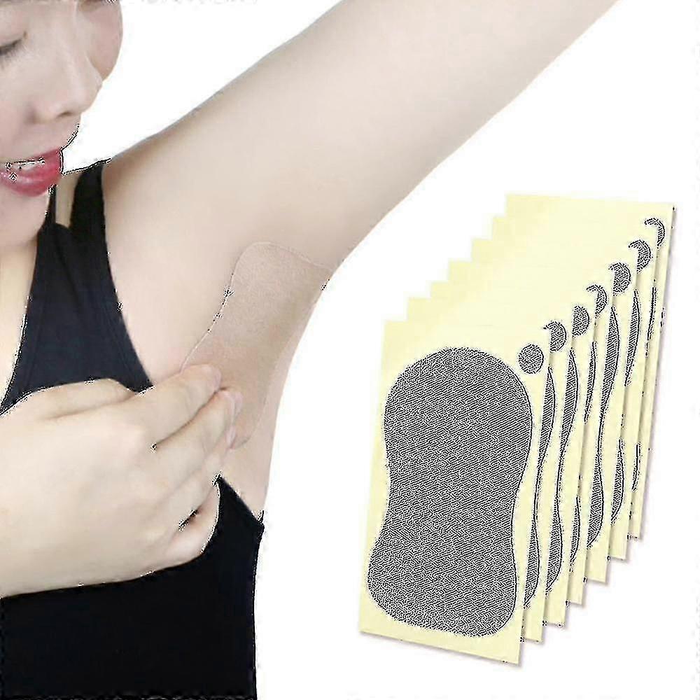 102050X Disposable Underarms Antiperspirant Stickers Armpit Sweat Pads Foot Deodorant Patch