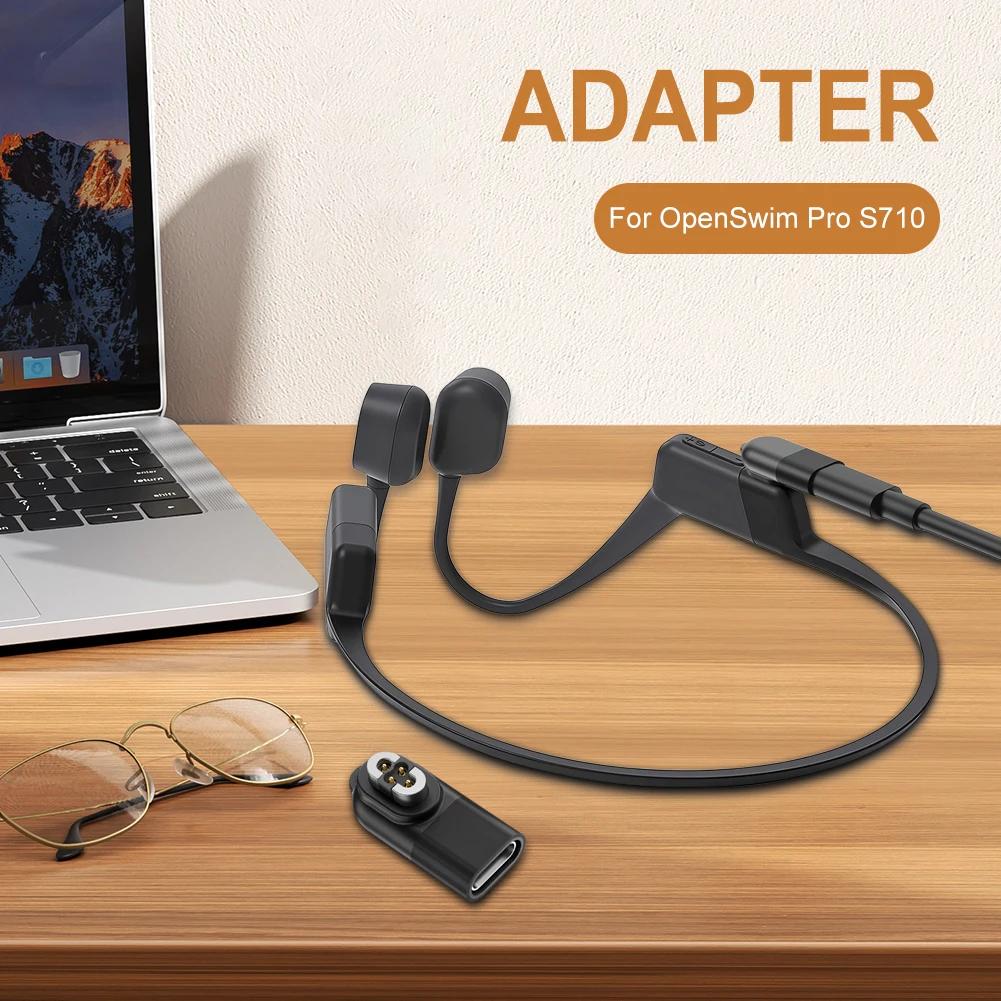 Для Shokz Адаптер Зарядки Магнитный Переходник Портативный Кабель для Зарядки USB C Адаптер для Зарядки Наушников SHOKZ OpenSwim Pro S710