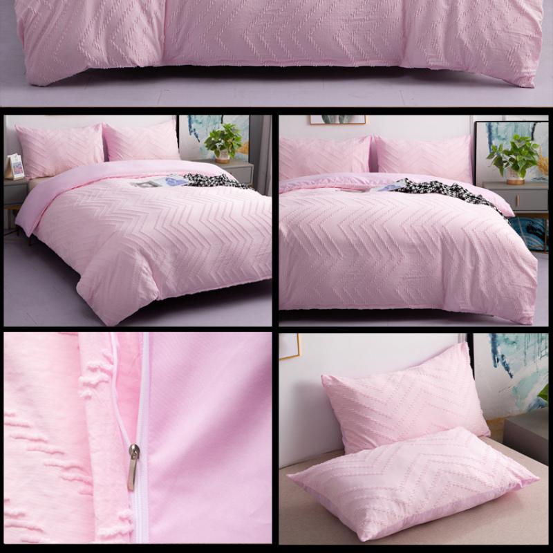 Комплект одеяла - комплект из 3 пододеяльников, удобный, простой стиль, мягкий, дышащий, текстурированный, прочный, на ощупь, постельное белье на все времена года, без простыни