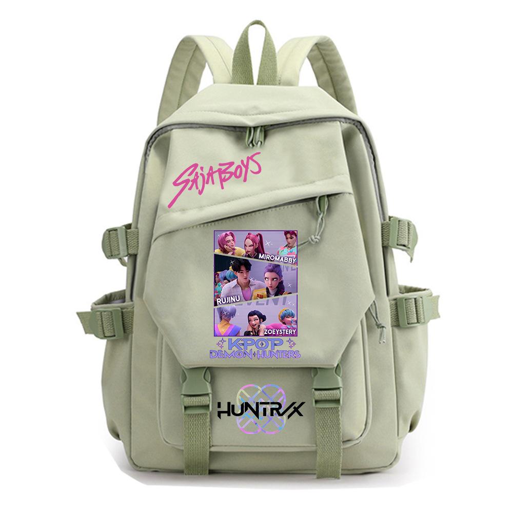 K-pop Рюкзак Охотники на демонов Huntrix Девочки Студенты Школьные ранцы Зои Руми Мира Детский рюкзак Мальчики Дорожный рюкзак Подарок Mochila