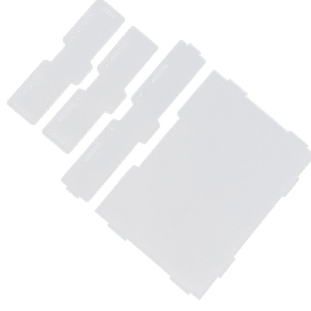 Эпоксидная форма Сделай сам Кристальная настольная коробка для хранения папок Блокнот Силиконовая форма Офисные канцелярские товары