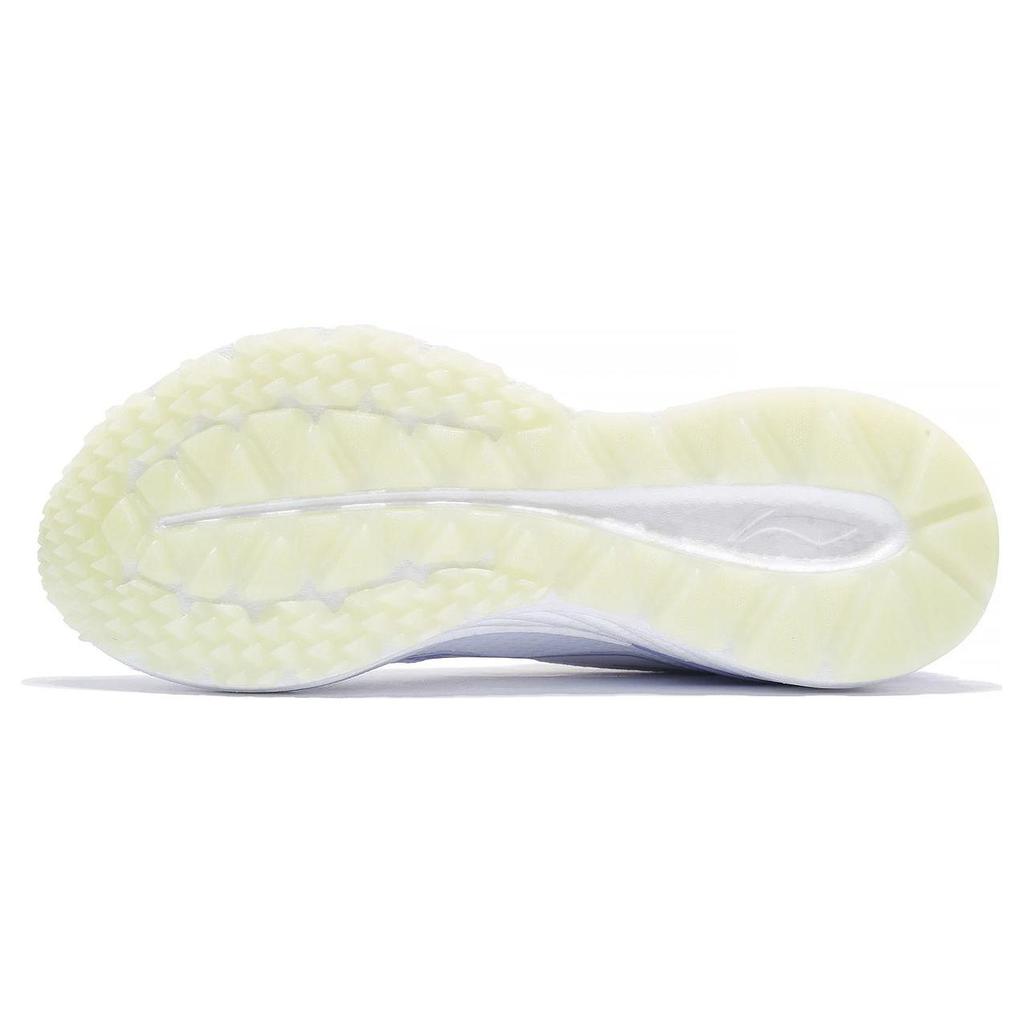 Li Ning Yue Ying 2.0 Stability Cushioning Low Top Running Shoes Women Running Shoes White Purple ARHS022-2