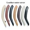 LHD Car Interior Left Right Passenger Door Pull Handle With Outer Leather Cover Trim Replacement For BMW X5 X6 F15 F16 2014-2018