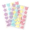10pcs Colorful Cute Star Heart Shaped Acne Treatment Sticker Invisible Acne Cover Removal Pimple Patch Beauty Makeup Tools