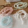 Lolita Lace Bead Ruffled Lace Fabric Pleated Edging Satin Ribbon Diy Baby Clothing Skirt Curtain Furniture Decoration Lace Trim