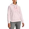 Under Armour Rival Metallic Fleece Hoodie Женские толстовки Ballet-Pink 1356323-658