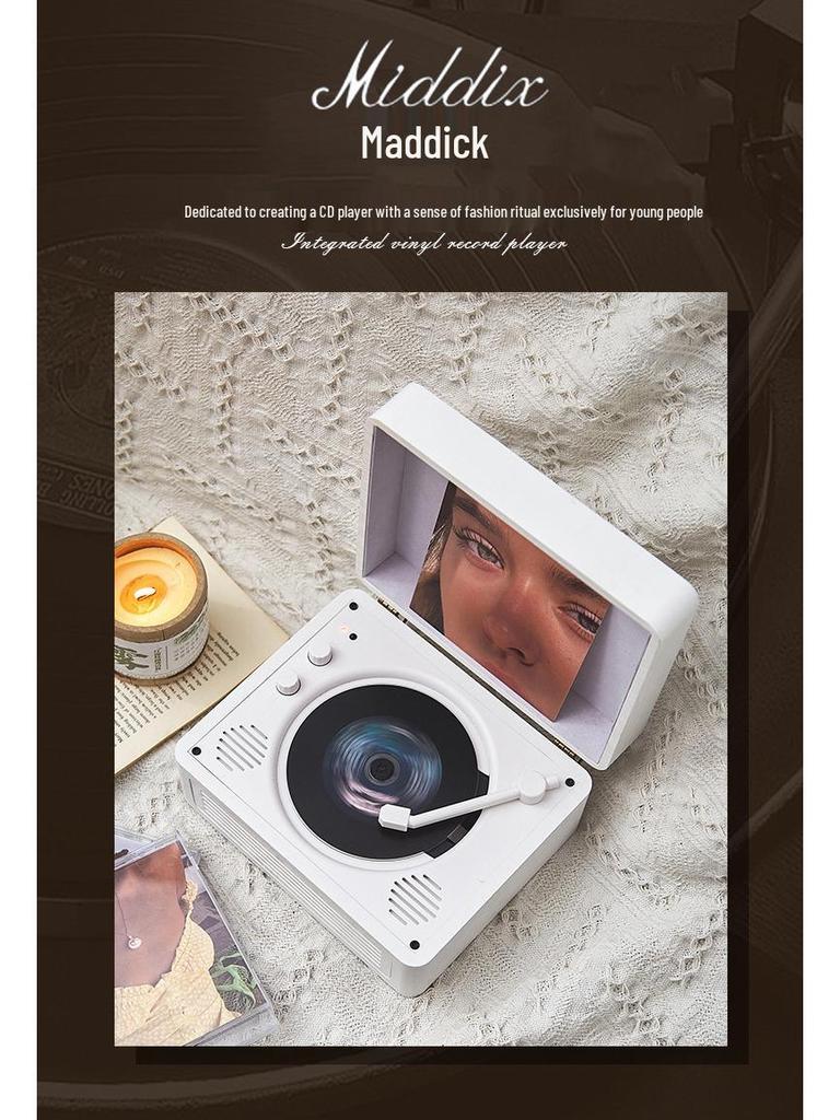 Ретро Bluetooth Универсальный CD-плеер и Динамик - Идеальный Подарок на День Рождения