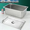 Stainless Steel Rectangular Gastronorm Food Pan with Lid