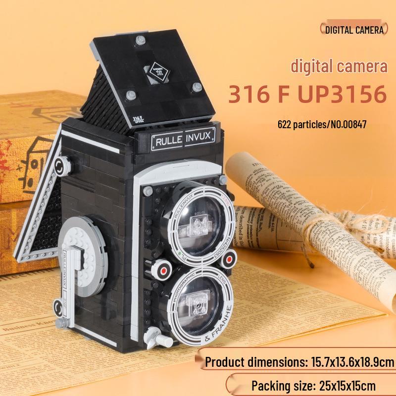 Zhegao Creative Camera Polaroid Модель Строительные Блоки - DIY Головоломка Игрушка Орнамент