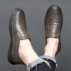 Fashion Men's Loafers Leather Flats Classics Driving Shoes Platform Footwear Men Casual Formal Business Shoes Zapatillas Para Hombre