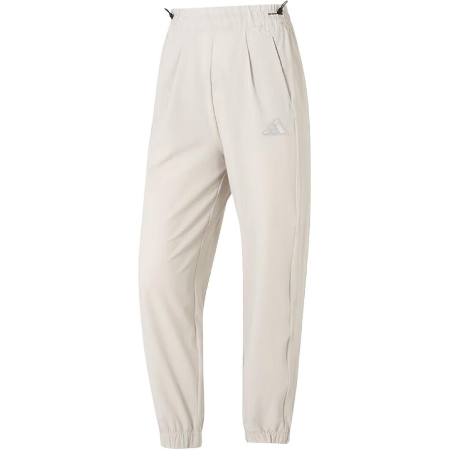 adidas SS25 Мода Удобные Приятные к коже Универсальные Повседневные Брюки для улицы Женские Брюки Молочно-белый JM8778