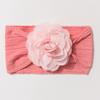 New Jacquard Baby Elastic Headband Cute Solid Color Flower Children's Headband Four Seasons Thin Baby Jewelry