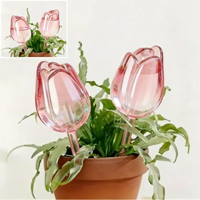 1/4pcs Tulip Plant Watering Automatic Self-Watering Bulbs Slow Release Dripper for Indoor Outdoor Potted Plants Garden Decor