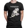 Weezer Ratitude Dog Album Cotton TShirt For Men Summer  Street Style TShirts Crew Neck Tees Oversized Custom Logo Clothes